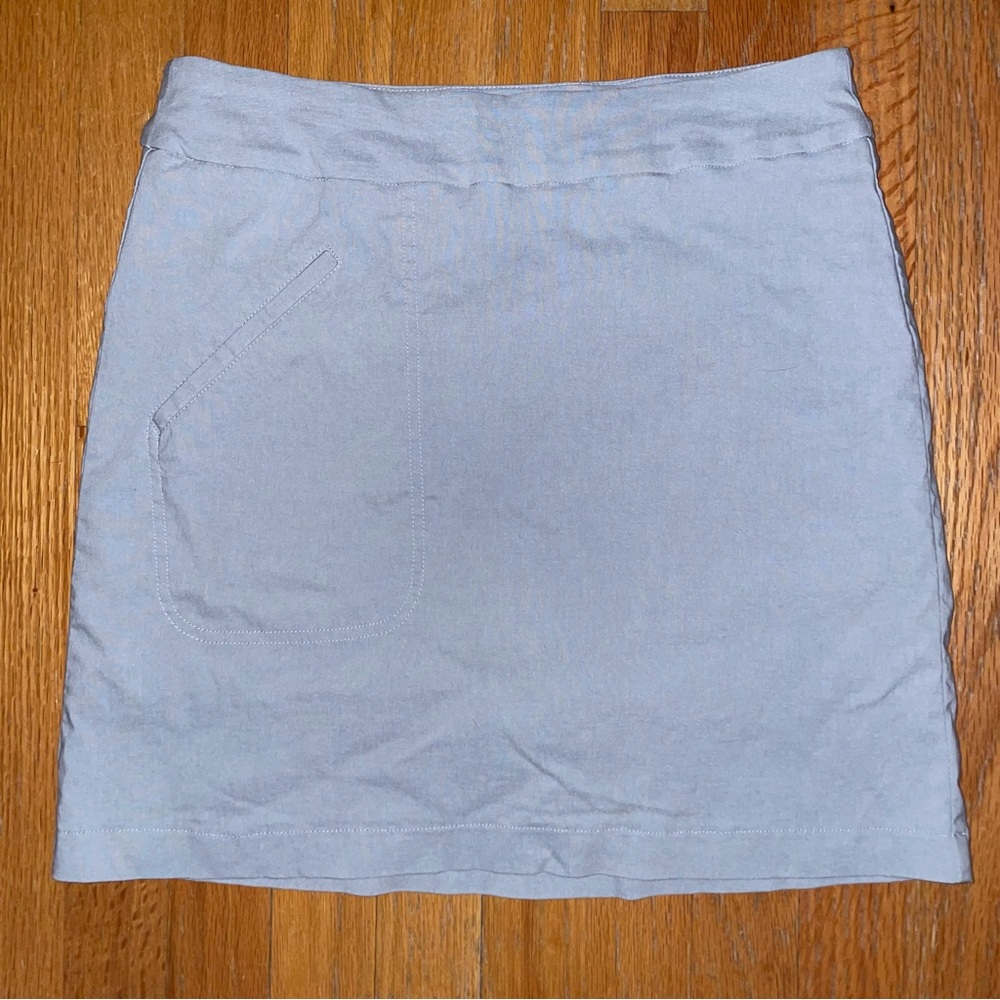 Jamie Sadock Skirt Skort Vintage 90s Womens Size 6 Gray Stretch Golf Pockets
